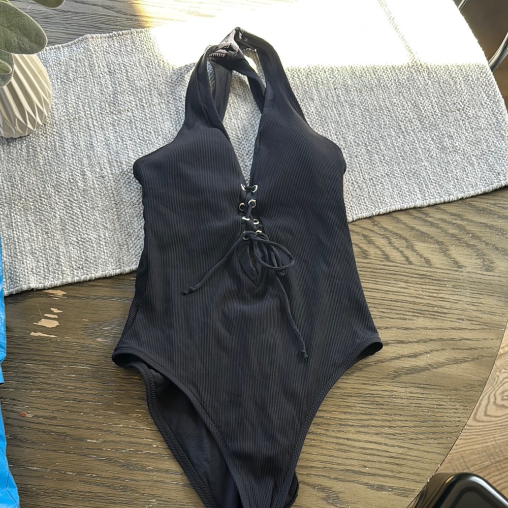 Black One Piece Swimsuit